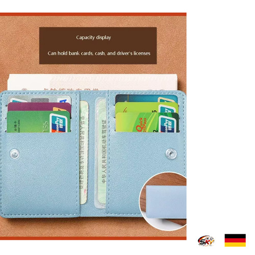 Faltbare geldbörse weiche - faltbare,