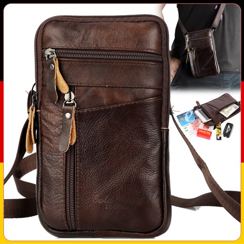 Leder handytasche herren - leder,