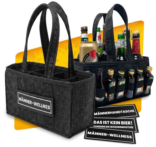 Männerhandtasche für bier - männerhandtasche,
