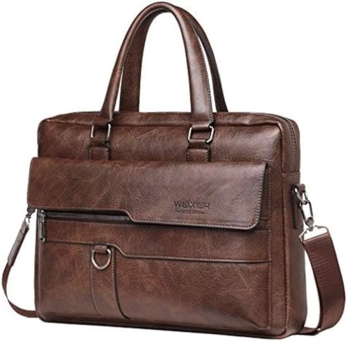 Leder business messenger - messenger, bag